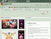 Tablet Screenshot of chibisuke-chan.deviantart.com