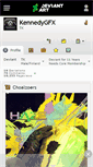 Mobile Screenshot of kennedygfx.deviantart.com