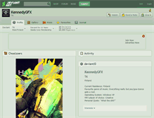 Tablet Screenshot of kennedygfx.deviantart.com
