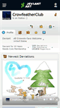 Mobile Screenshot of crowfeatherclub.deviantart.com