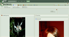 Desktop Screenshot of ghosttigereyes.deviantart.com