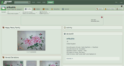 Desktop Screenshot of erikushin.deviantart.com