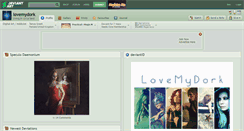 Desktop Screenshot of lovemydork.deviantart.com