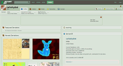 Desktop Screenshot of carbohydrat.deviantart.com