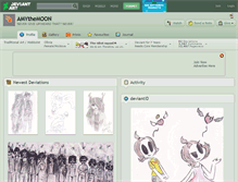 Tablet Screenshot of amythemoon.deviantart.com