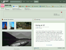 Tablet Screenshot of japan-pig.deviantart.com