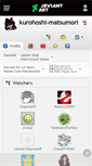 Mobile Screenshot of kurohoshi-matsumori.deviantart.com