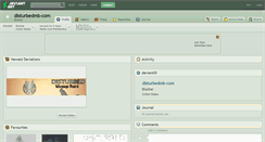 Desktop Screenshot of disturbedmb-com.deviantart.com
