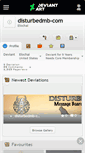 Mobile Screenshot of disturbedmb-com.deviantart.com