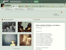 Tablet Screenshot of endeneu.deviantart.com