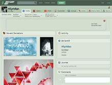Tablet Screenshot of nsyridian.deviantart.com