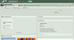 Desktop Screenshot of classiccowboy.deviantart.com