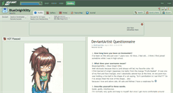 Desktop Screenshot of blueonigirikitty.deviantart.com