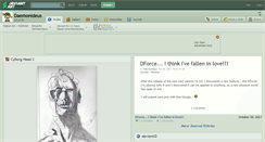 Desktop Screenshot of daemonideus.deviantart.com