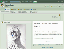 Tablet Screenshot of daemonideus.deviantart.com