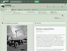 Tablet Screenshot of antibling.deviantart.com