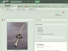 Tablet Screenshot of le-scud.deviantart.com