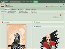 Tablet Screenshot of fray3d.deviantart.com