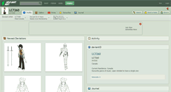 Desktop Screenshot of lc7260.deviantart.com
