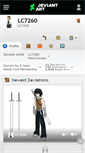 Mobile Screenshot of lc7260.deviantart.com