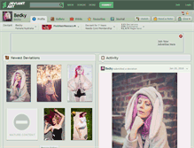 Tablet Screenshot of bedky.deviantart.com