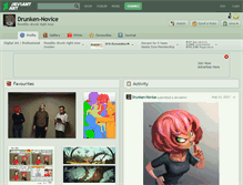 Tablet Screenshot of drunken-novice.deviantart.com