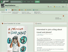 Tablet Screenshot of mauriciokanno.deviantart.com