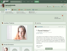 Tablet Screenshot of cameomichelle.deviantart.com