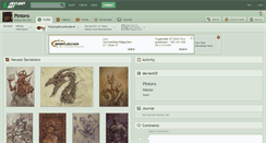 Desktop Screenshot of pintoro.deviantart.com