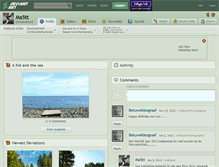 Tablet Screenshot of ma5tt.deviantart.com