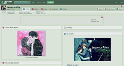Desktop Screenshot of jasper-x-alice.deviantart.com