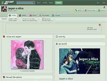 Tablet Screenshot of jasper-x-alice.deviantart.com