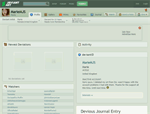 Tablet Screenshot of mariemjs.deviantart.com