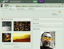 Tablet Screenshot of mirop.deviantart.com
