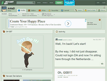 Tablet Screenshot of ankad.deviantart.com