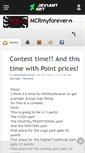 Mobile Screenshot of mcrmyforever.deviantart.com