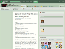 Tablet Screenshot of mcrmyforever.deviantart.com