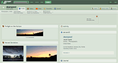 Desktop Screenshot of deanspeed.deviantart.com