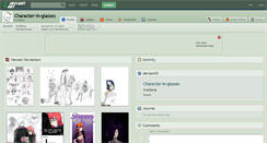 Desktop Screenshot of character-in-glasses.deviantart.com