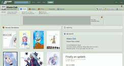 Desktop Screenshot of kisara-club.deviantart.com