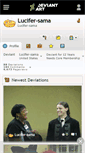 Mobile Screenshot of lucifer-sama.deviantart.com