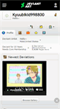 Mobile Screenshot of kyuubikid998800.deviantart.com