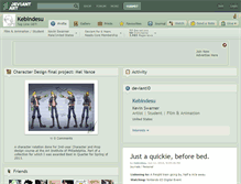 Tablet Screenshot of kebindesu.deviantart.com