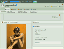 Tablet Screenshot of mangakasagebrush.deviantart.com