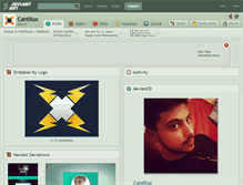 Tablet Screenshot of cantilux.deviantart.com