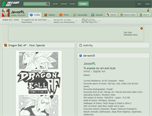 Tablet Screenshot of jaworpl.deviantart.com