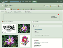 Tablet Screenshot of david-psalm.deviantart.com