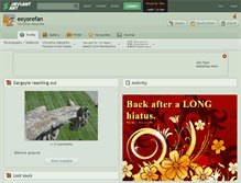 Tablet Screenshot of eeyorefan.deviantart.com