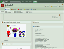 Tablet Screenshot of darthvader7.deviantart.com