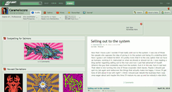 Desktop Screenshot of caramelxcore.deviantart.com